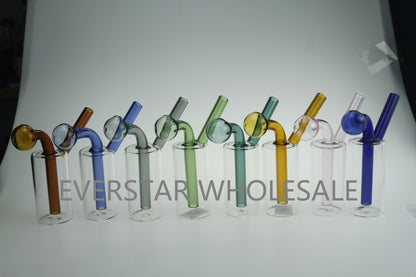 4.75"  Cylindrical Glass Bubblers Oil Burner Pipes