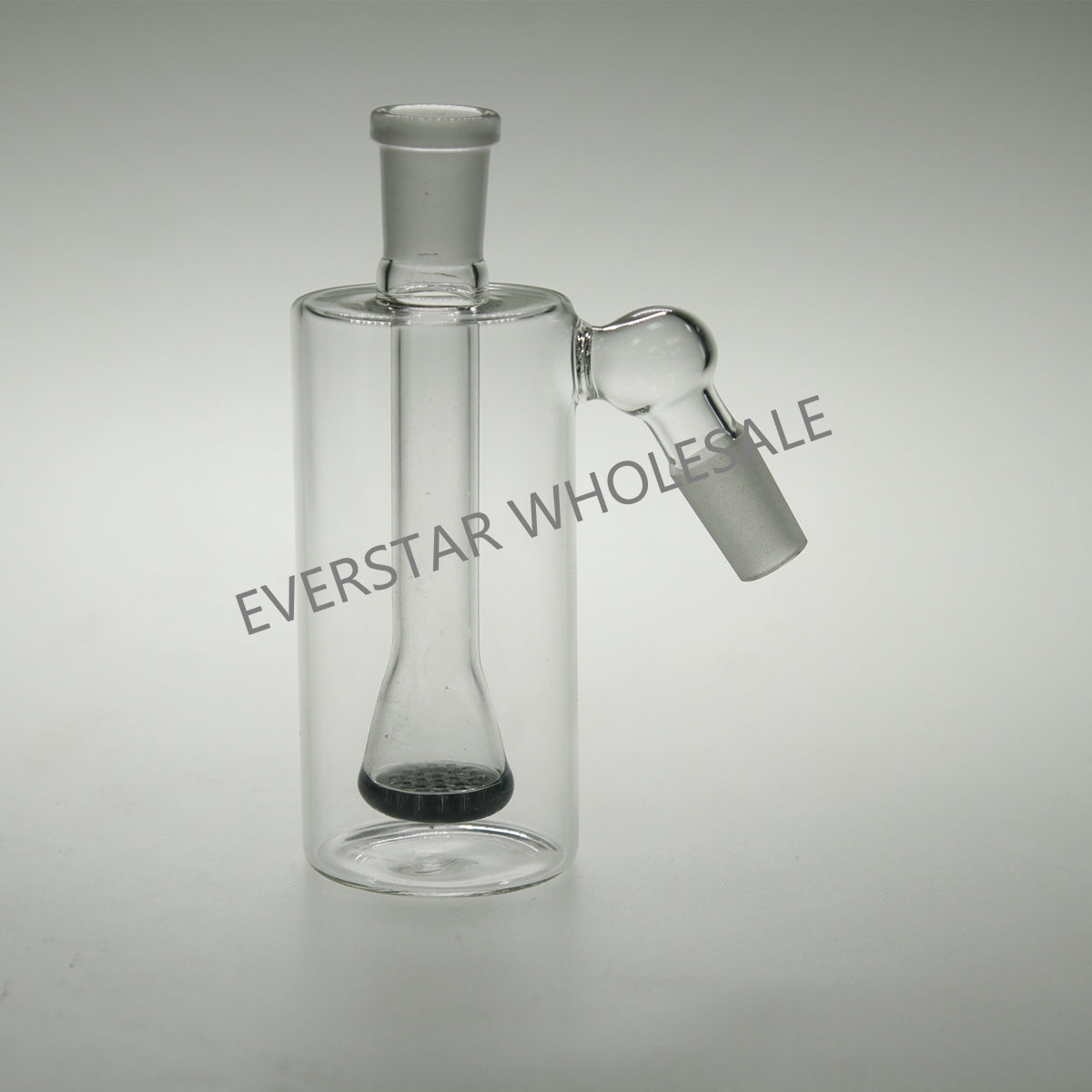 1pc 45 Degree 14mm Female joint to 14mm Male joint Ash Catcher with Honeycomb Perc