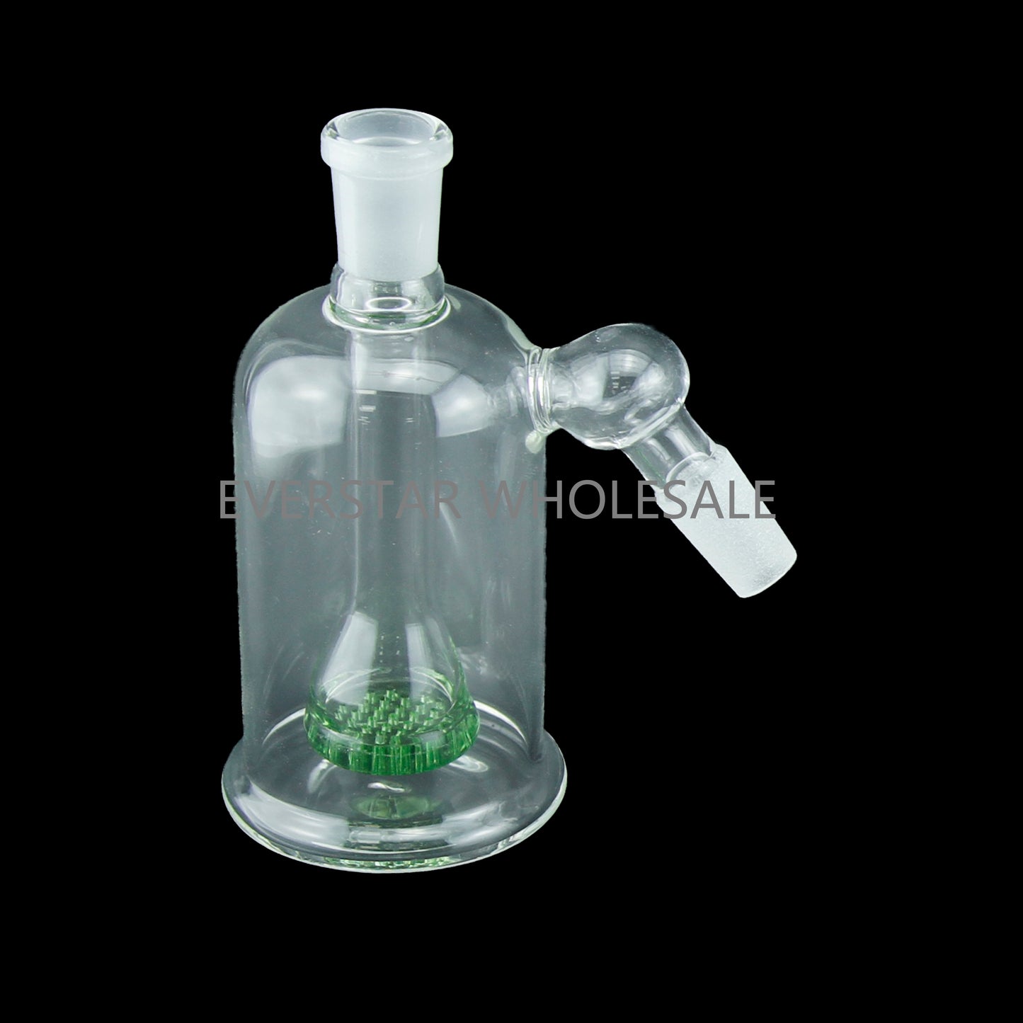 1pc Ash Aatcher 45 Degree 14mm Female to 14mm Male joint with Honeycomb Disc Perc