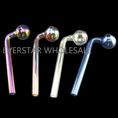 5" L Bend Electroplated Oil Burner Pipes-Pack of 4