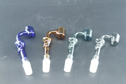 Colored Skull Design 14mm Male Banger-PACK of 4