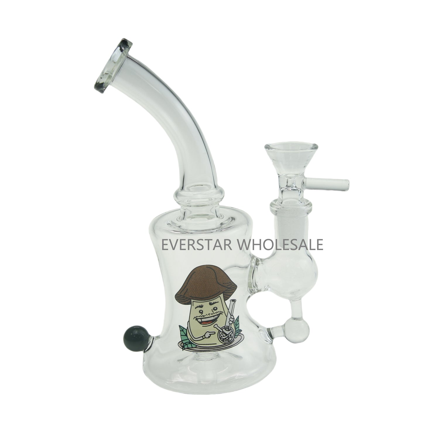 6.4" Per Bong with  Sticker