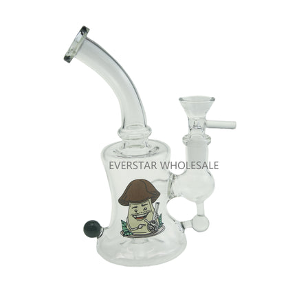 6.4" Per Bong with  Sticker