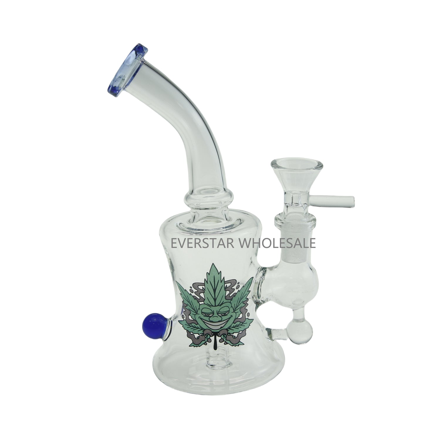 6.4" Per Bong with  Sticker