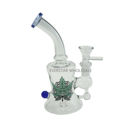 6.4" Per Bong with  Sticker