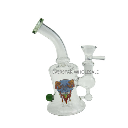 6.4" Per Bong with  Sticker