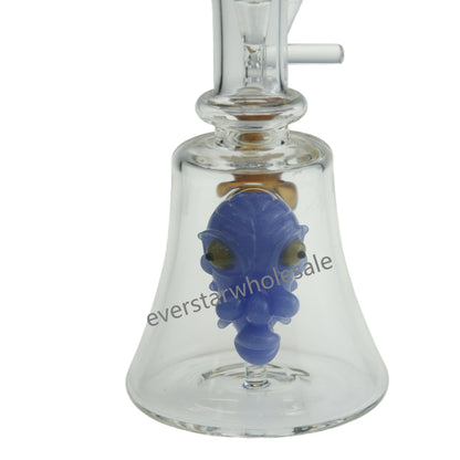 6.5 Inch Tall Colored Monster Perc Glass Water Pipe-Random Color Comes