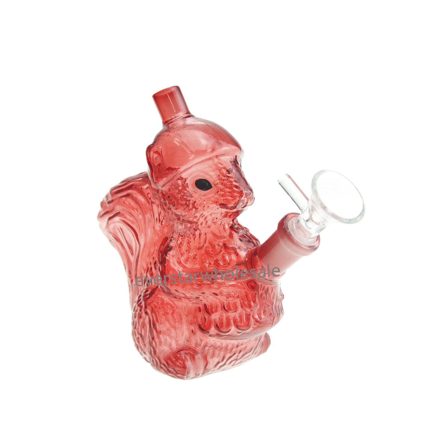 5 Inch Tall Colored Squirrel Glass Water Pipe-Random Color Comes