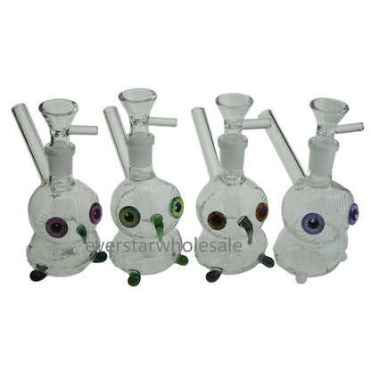4.2 Inch Tall Small Owl Glass Water Pipe 14mm Female Joint