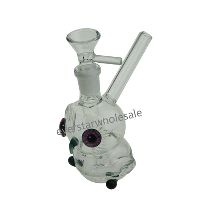 4.2 Inch Tall Small Owl Glass Water Pipe 14mm Female Joint