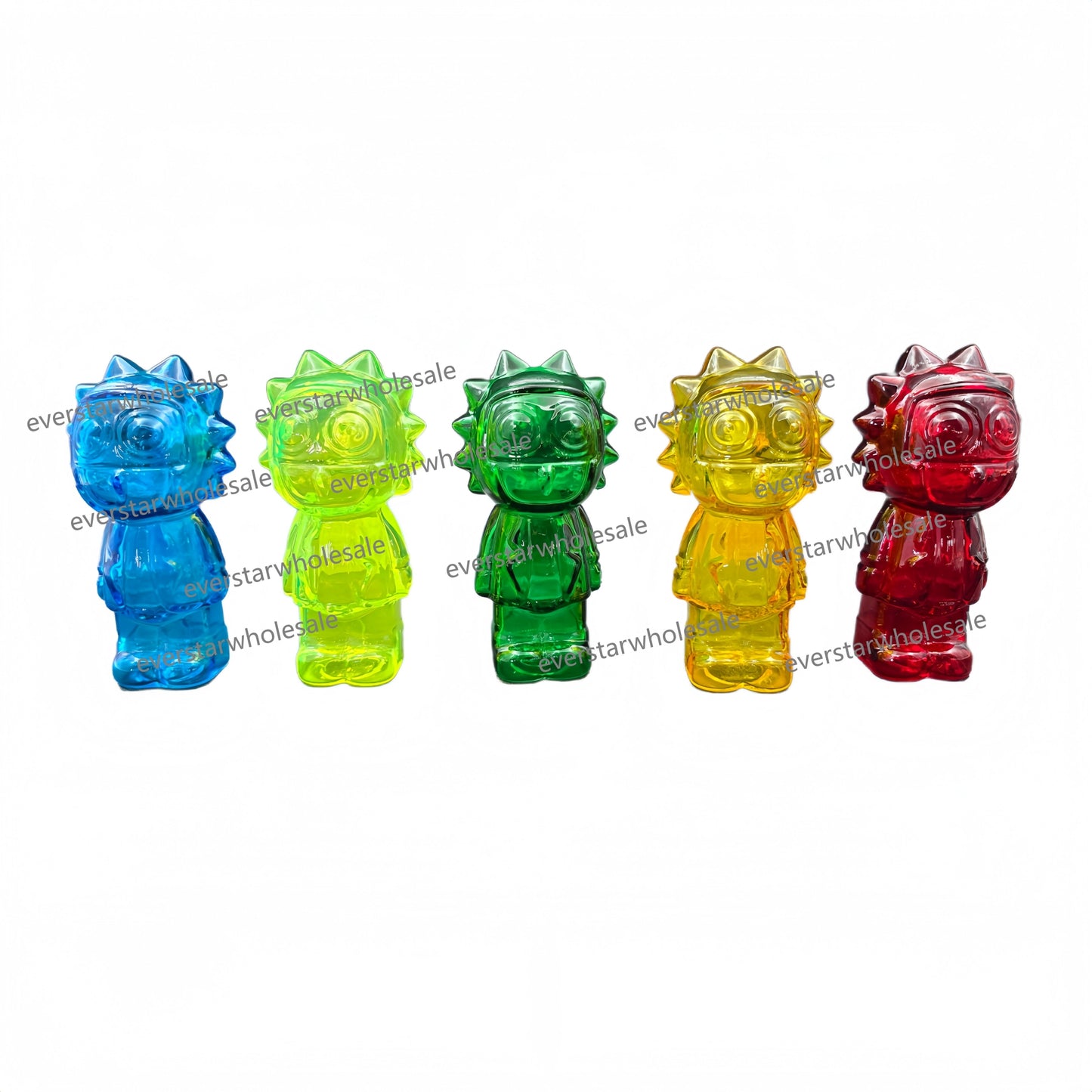 4.75 Inch Length Cartoon Character Glass Hand Pipe-Random Color Comes