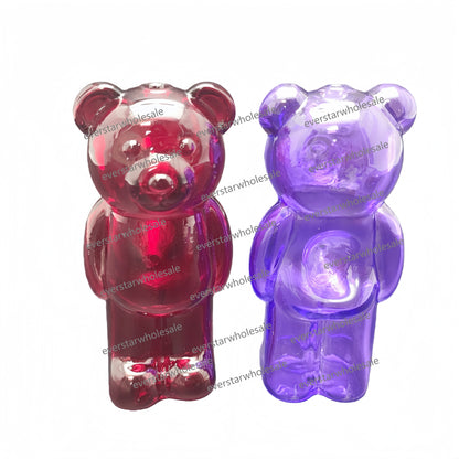 4 Inch Colored Bear Glass Hand Pipes-Random Color Comes