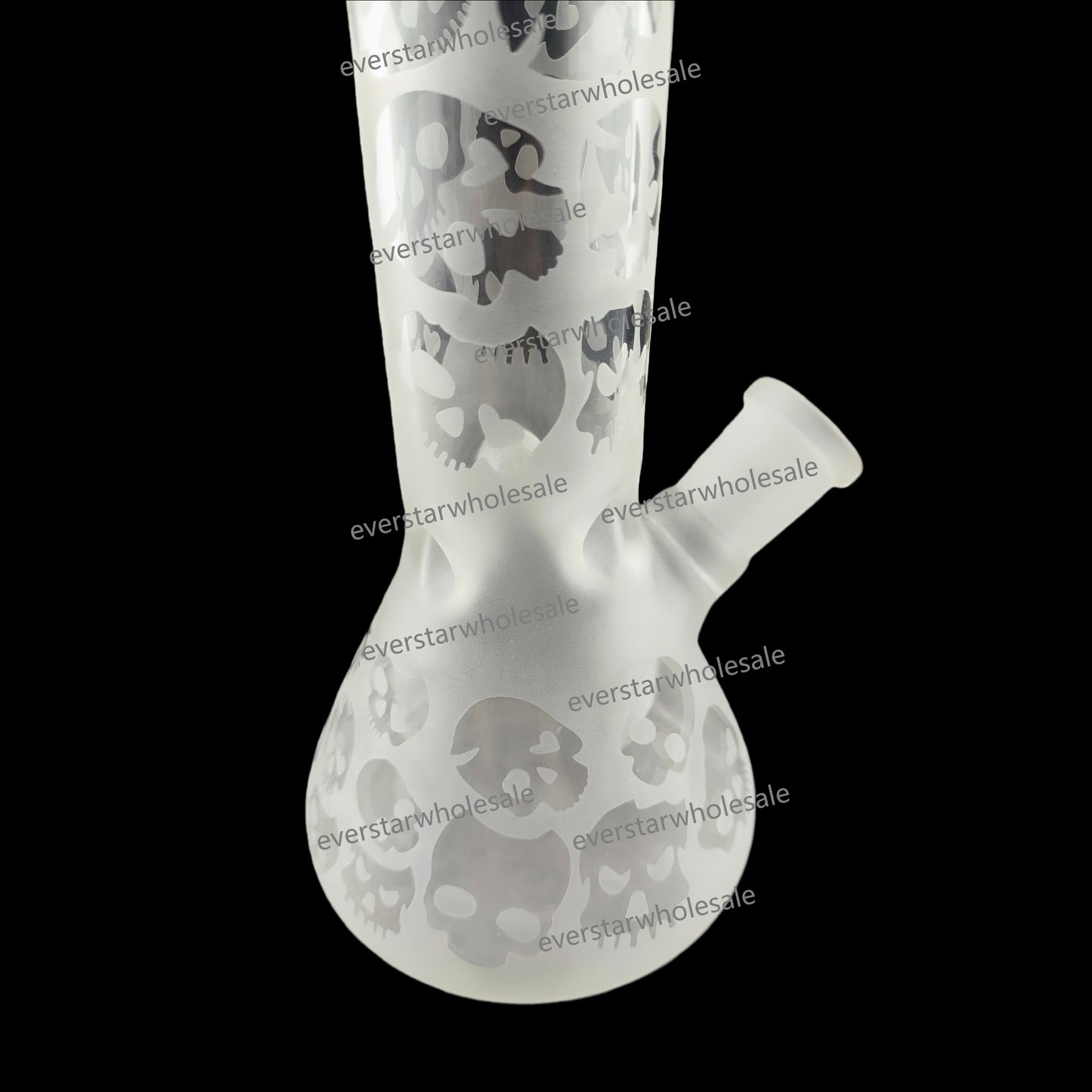 10 Inch Sandblast Glass Beaker Water Pipe