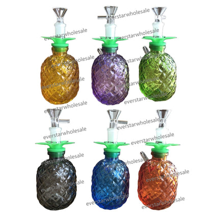 Small Pineapple Glass Water Pipe with Detachable Accessories