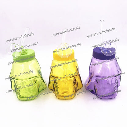 4 Inch Colorful Darth Vader Glass Bubbler