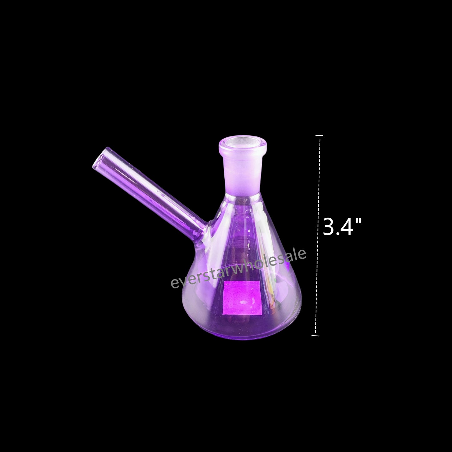 3.4 Inch Glass Beaker Water Pipes with 14mm Female Joint Oil Burner  Bowl