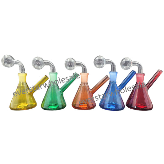 3.4 Inch Glass Beaker Water Pipes with 14mm Female Joint Oil Burner  Bowl