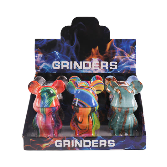 Water Transfer Printing Bear Grinder-6pcs/Display Box