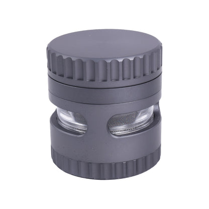 Jagged Cover Aluminum Alloy Herb Grinder with Window
