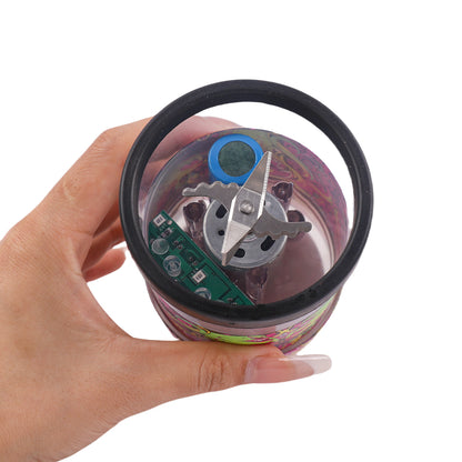 High Power Press Electric Bead Chain Herb Grinder With Luminous Light