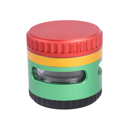 Metal Herb Grinder-4 Layers with Observation Window