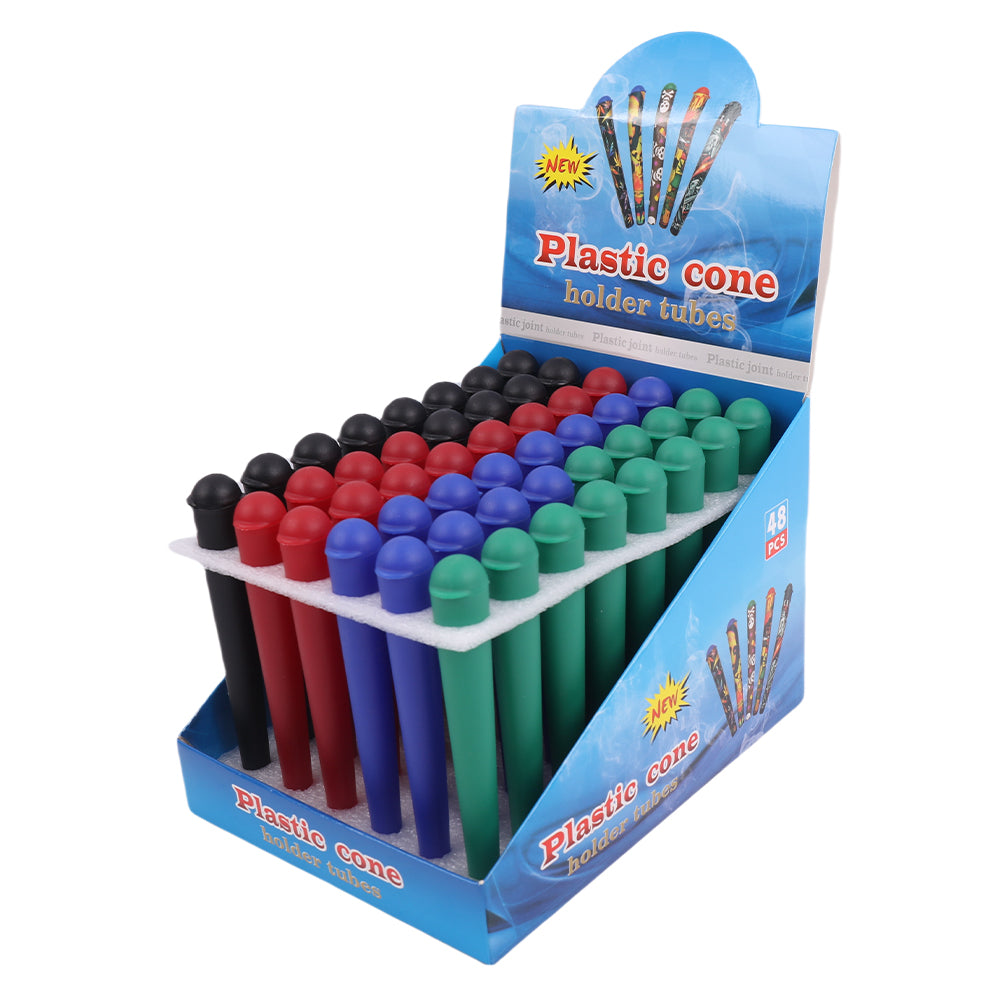 Colorful Plastic Cone Holder-48PCS/Display Box