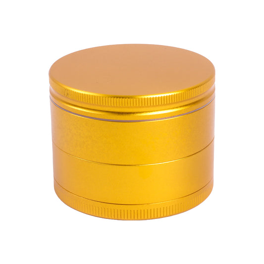 Aluminum Alloy Herb Grinder 4 Layers Curved Striping Lid