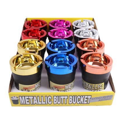 Electroplated Plastic Ashtray Vehicle Cigarette Ash Tray