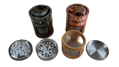 Smoke Grinder 4-layer Eagle Cover Large Window Smoke Grinder