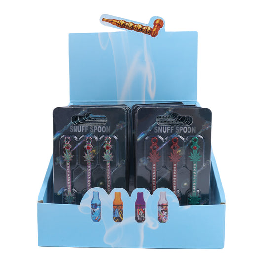 Colorful Metal Dabbing Tools with Diamond and Leaves