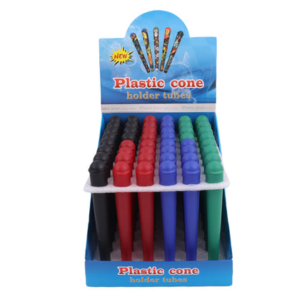 Colorful Plastic Cone Holder-48PCS/Display Box