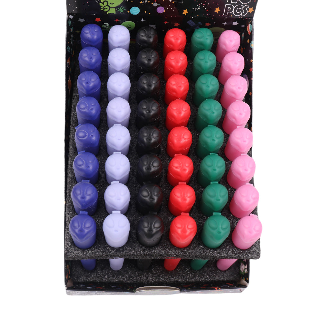 Alien Lid Plastic Cone Container-48pcs/Display Box