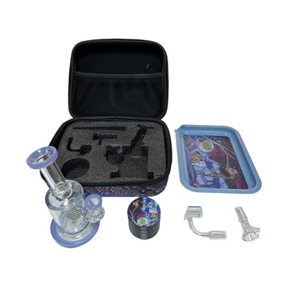 Glass Water Pipe Smoking Dab Rig Kit