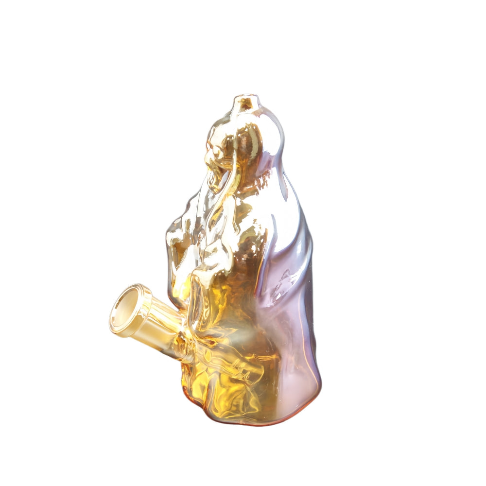 4.75 Inch Tall Electroplated Wizard Small Glass Bong Water Pipe
