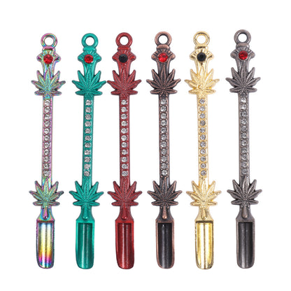 Colorful Metal Dabbing Tools with Diamond and Leaves