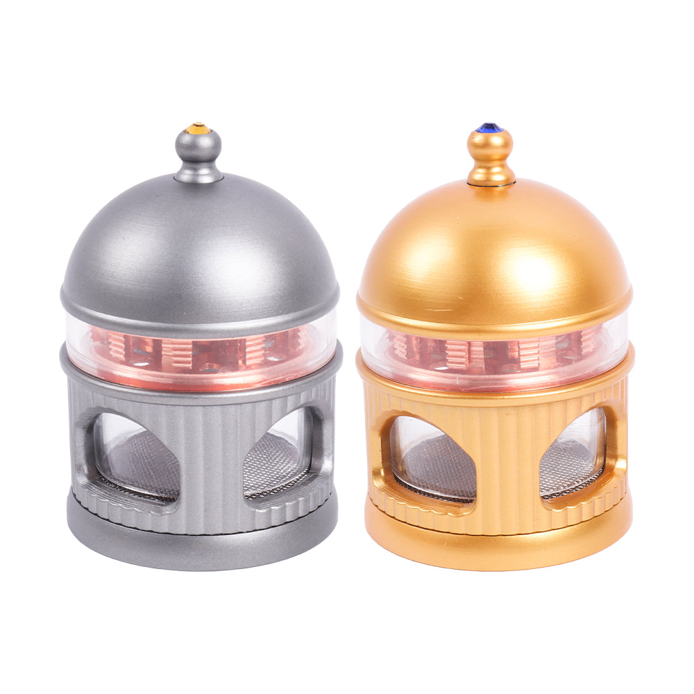 Castle Design Metal Herb Grinder-4 Layers