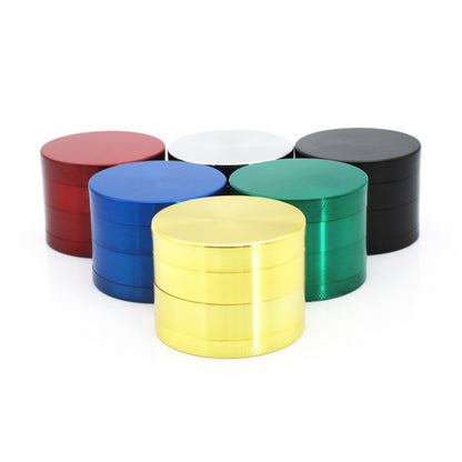 4 Layers Metal Herb Grinder Multi Colors-4 Sizes Available