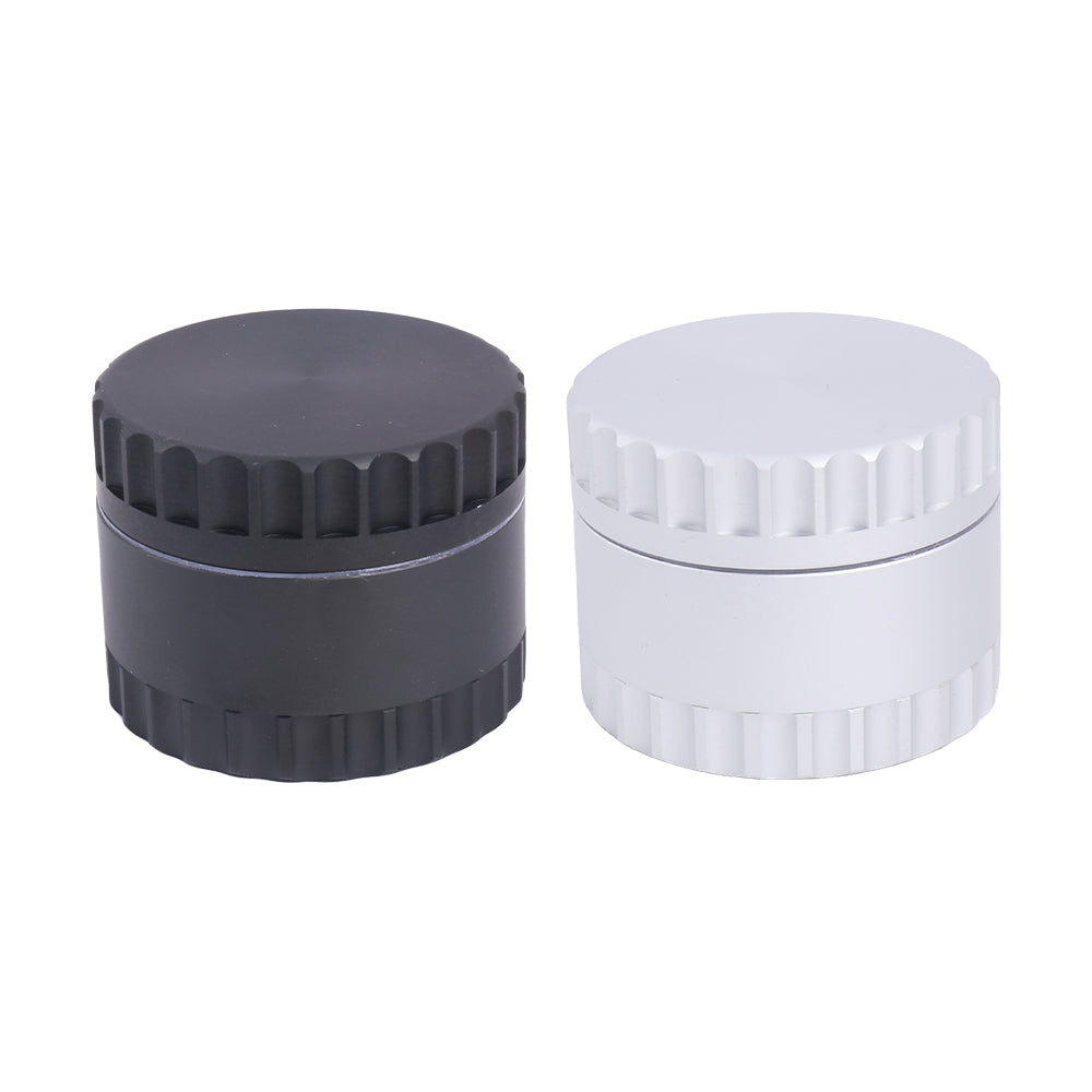 Diameter 50mm Jagged Cover Aluminum Alloy Herb Grinder-Random Color