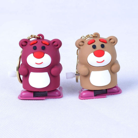 Strawberry Bear Keychain