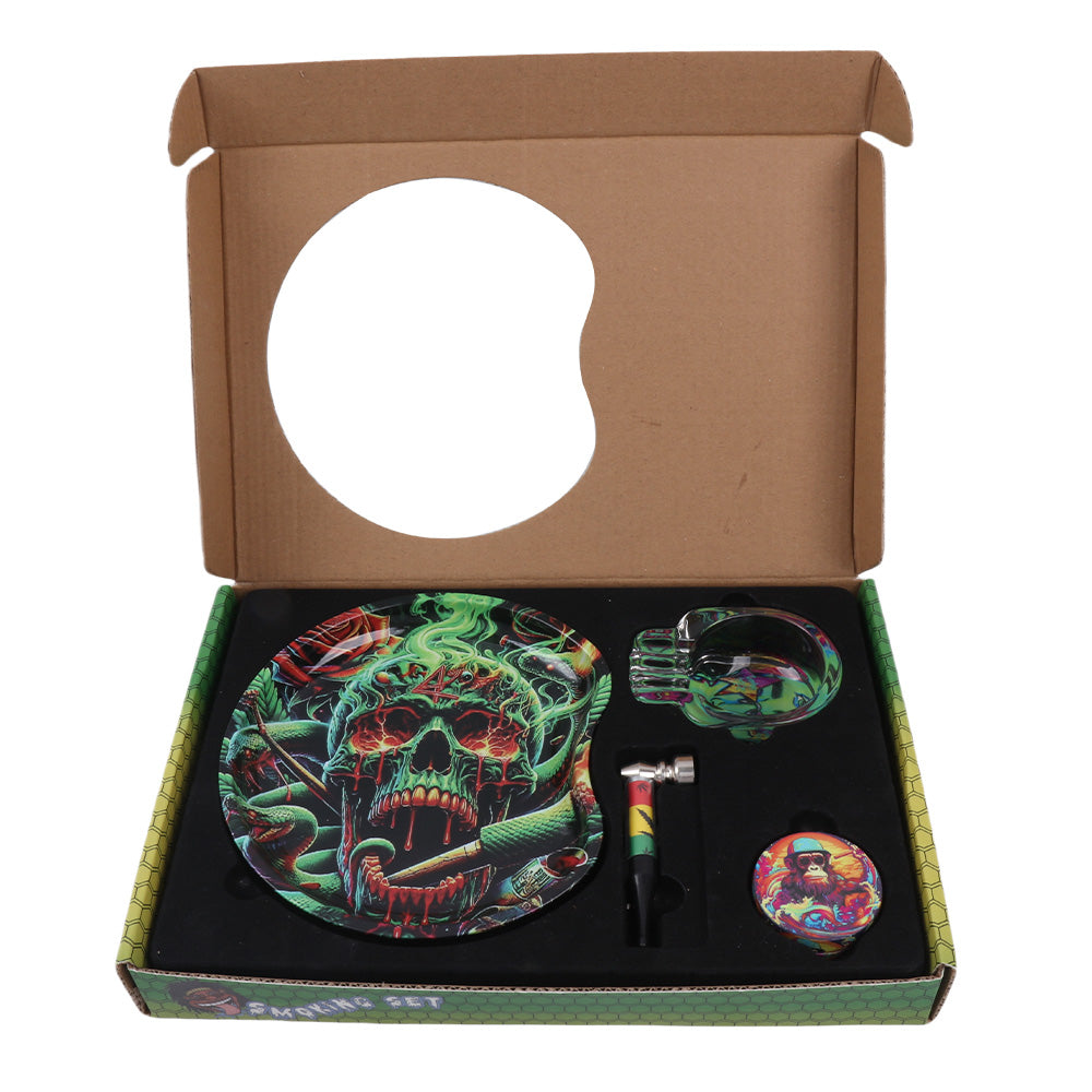 Hand Pipe Rolling Tray Smoking Set