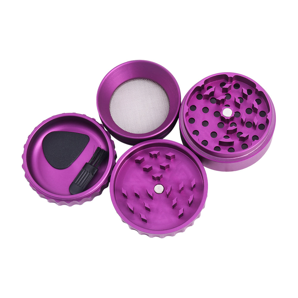 Jagged Cover Aluminum Alloy Herb Grinder-3 Sizes