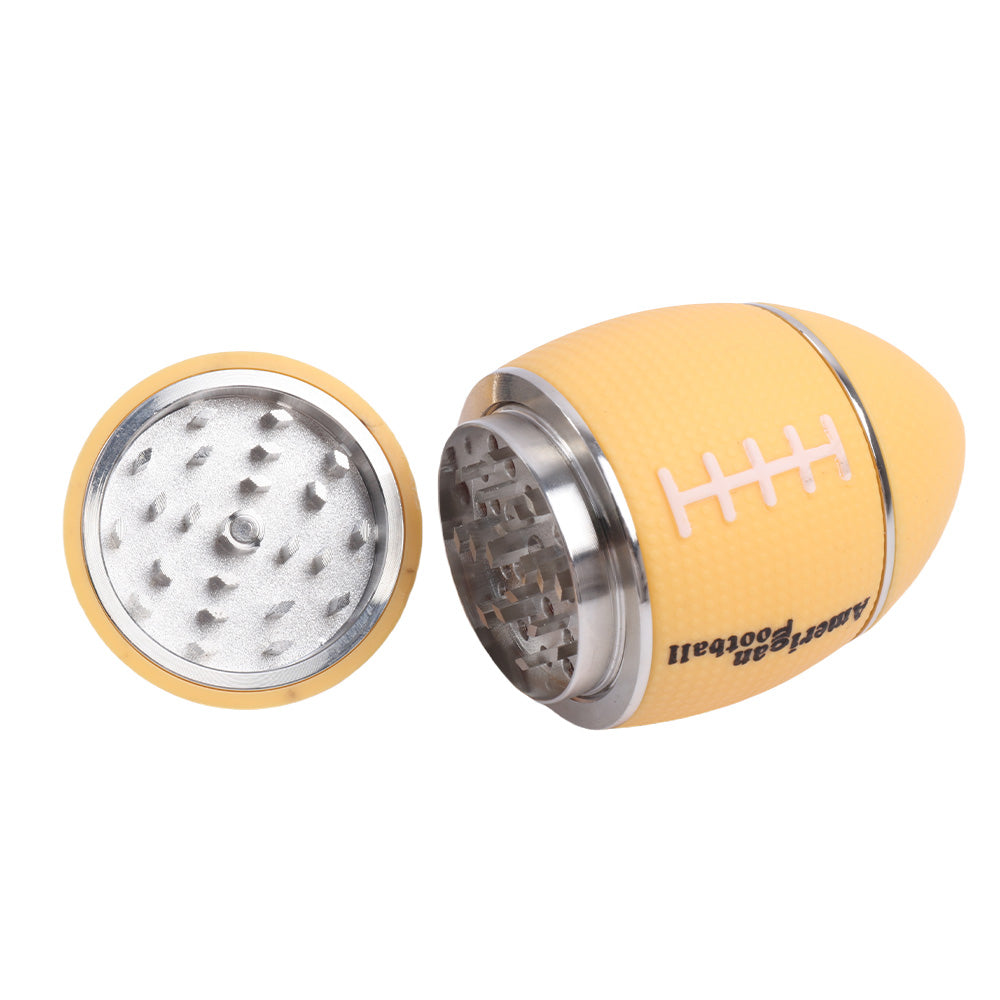 Rugby Football Herb Grinder 4 Layers-1 Piece Random Color