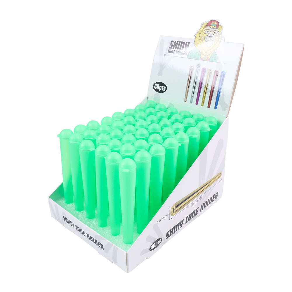 Glow in the Dark Plastic Cone Holder-48pcs/Display Box