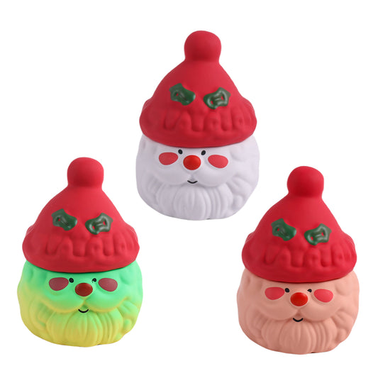 Santa Claus Tobacco Herb Grinder 4 Layers Zinc Alloy-Assorted Colors