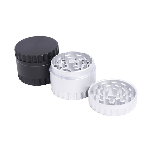 Diameter 50mm Jagged Cover Aluminum Alloy Herb Grinder-Random Color