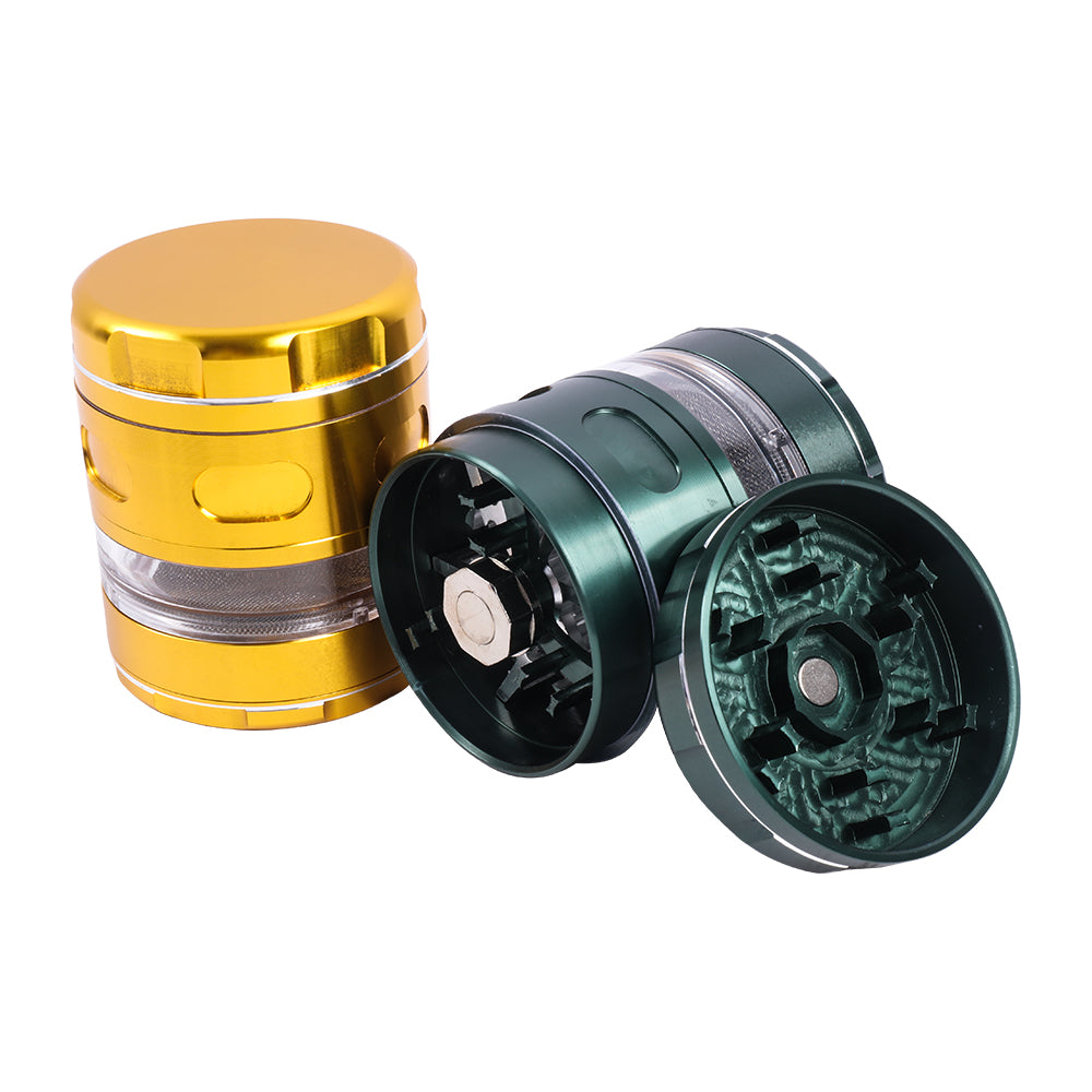 Aluminum Alloy Herb Grinder with Observation Window