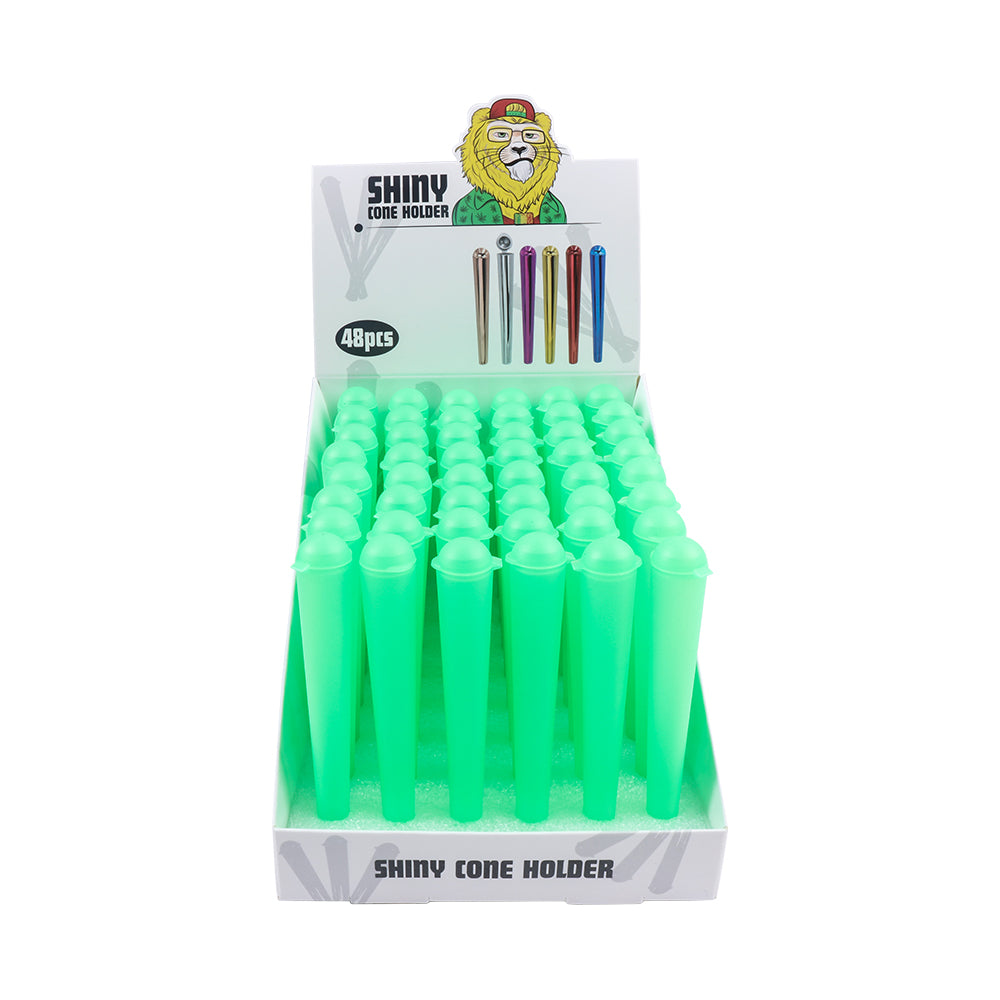 Glow in the Dark Plastic Cone Holder-48pcs/Display Box
