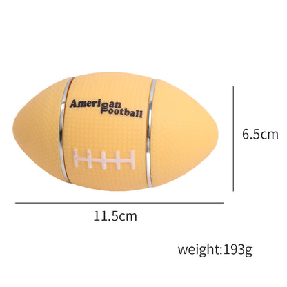 Rugby Football Herb Grinder 4 Layers-1 Piece Random Color