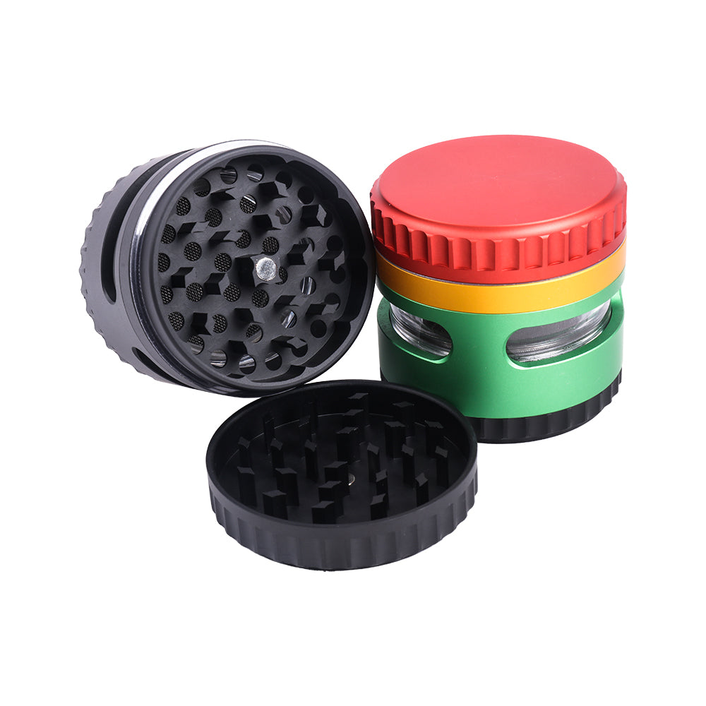 Metal Herb Grinder-4 Layers with Observation Window
