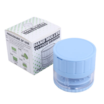 Plastic Rotating Herb Grinder Hand Muller Tobacco Grinders